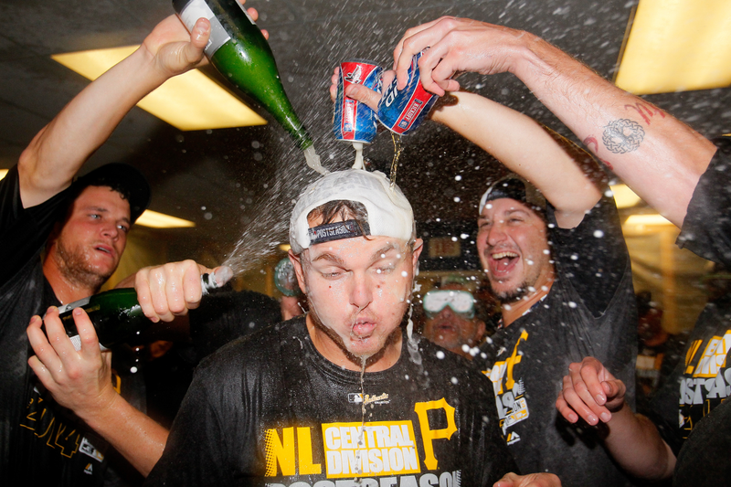 Illustration for article titled The Pirates' Locker-Room Celebration Looks Like So Much Fun